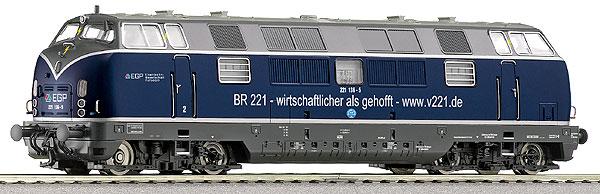 Diesel locomotive BR 221 of the EPG<br /><a href='images/pictures/Roco/62849.jpg' target='_blank'>Full size image</a>